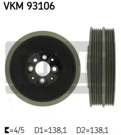 Ременный шкив SKF VKM 93106